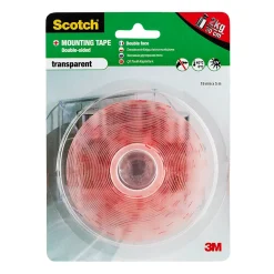 Ruban adhésif de montage Scotch Transparent, 19 mm x 5 m