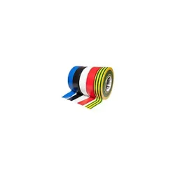 Ruban d'isolation, couleur mélangée 19 mm x 33 m vendu par 5 pièces