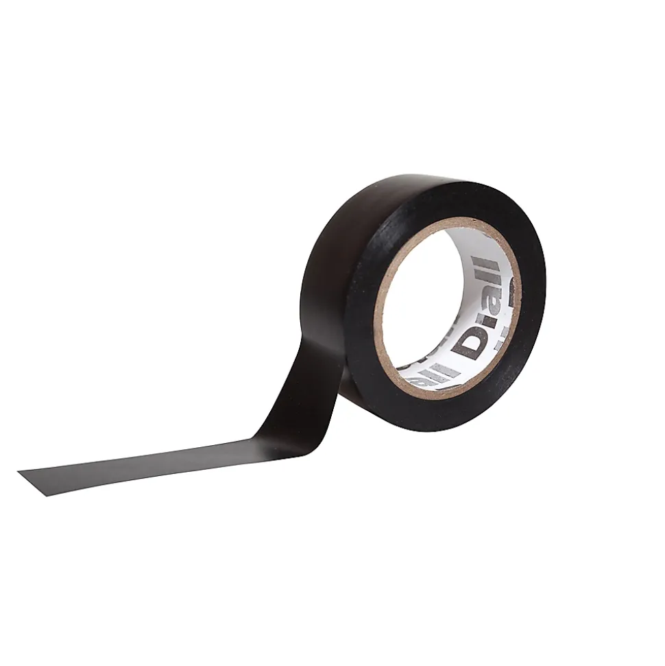 Ruban d'isolation électrique 19 mm x 10 m noir
