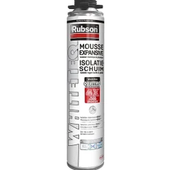 RUBSON Pack de 11 Mousses Expansives WhiteTeq Pistolable 750ml + Nettoyant FoamCleaner 929 500ml Penosil + Pistolet