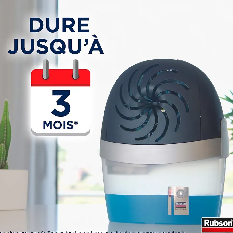 Rubson Pack de 4 recharges Aero 360 Lavande