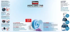 Rubson Pack de 4 recharges Aero 360 Lavande