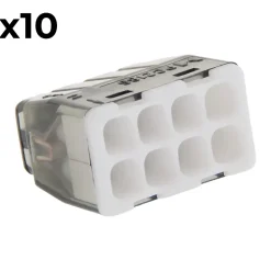 Sachet de 10 bornes 8 entrées - mini connex - Blm