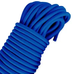Sandow élastique Bleu 40 mètres - Qualité PRO TECPLAST 9SW - Tendeur pour bâche de diamètre 9 mm