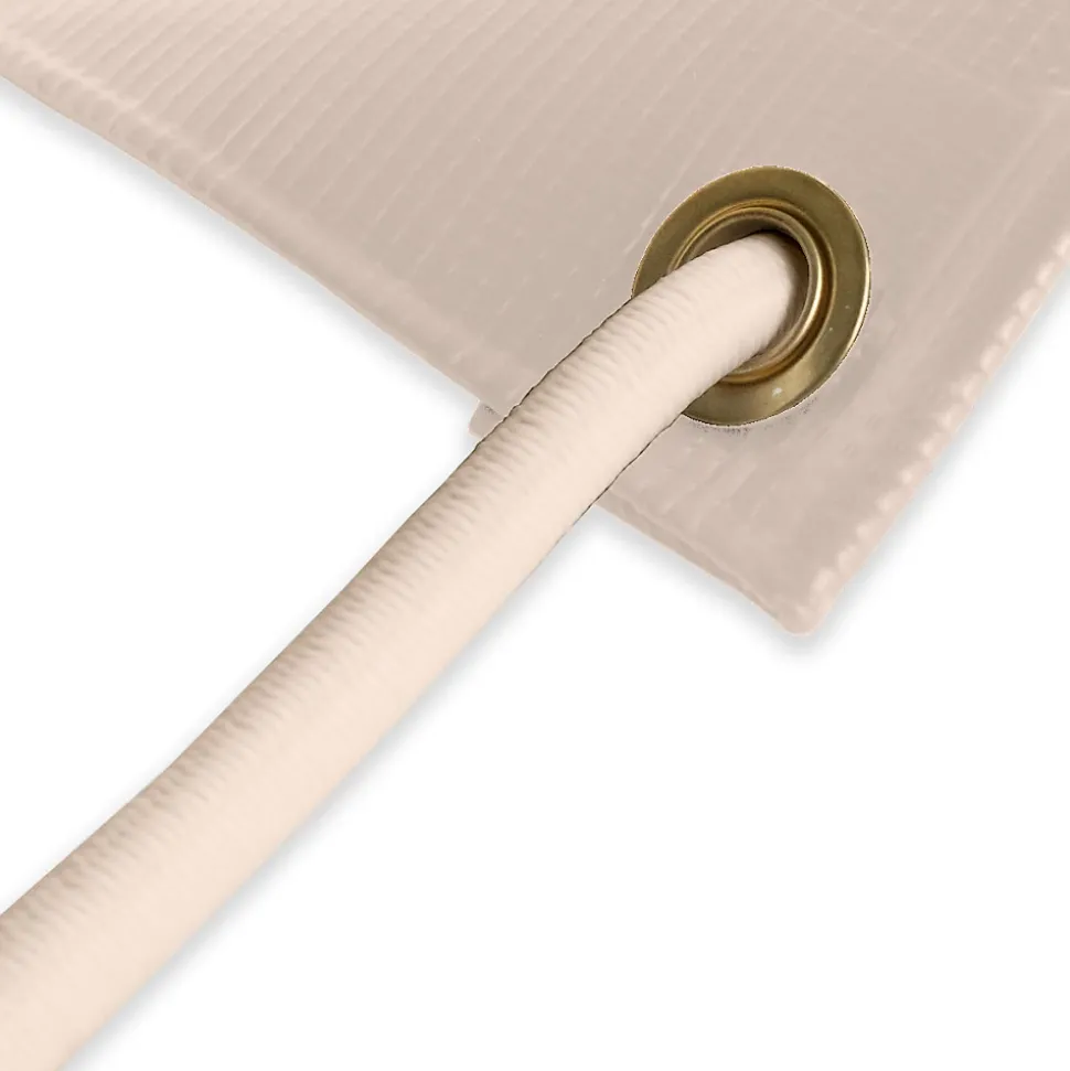 Sandow élastique Ivoire 90 mètres - Qualité PRO TECPLAST 9SW - Tendeur pour bâche de diamètre 9 mm