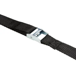 Sangle à came Diall L. 2,5 m x l. 2,5 cm tissage noir