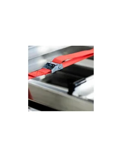 Sangle de serrage, 2.5m à boucle autoserrante, rouge - THIRARD