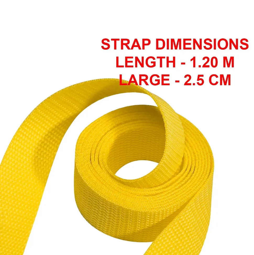 2 sangles 1.20 m boucle plastique Master Lock