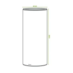 SAUTER Chauffe-eau électrique CANGAR horizontal mural 150L - ACI Hybride