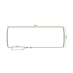 SAUTER Chauffe-eau électrique CANGAR horizontal mural 100L - ACI Hybride