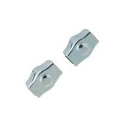 Serre-câbles plat 1 boule pour Ø. 4 mm vendu par 2