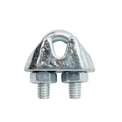 Serre-câbles étrier pour Ø. 3/4 mm vendu par 2