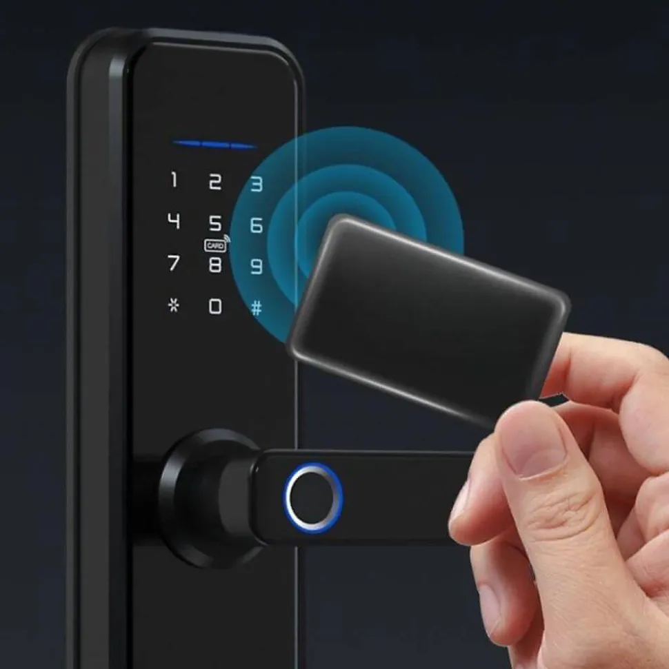 Serrure connectée locky-2 biométrique, code, badge et bluetooth