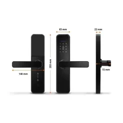 Serrure connectée locky-1 à code, badge et bluetooth