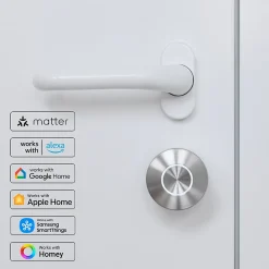 Serrure connectée Nuki Smart Lock Pro acier