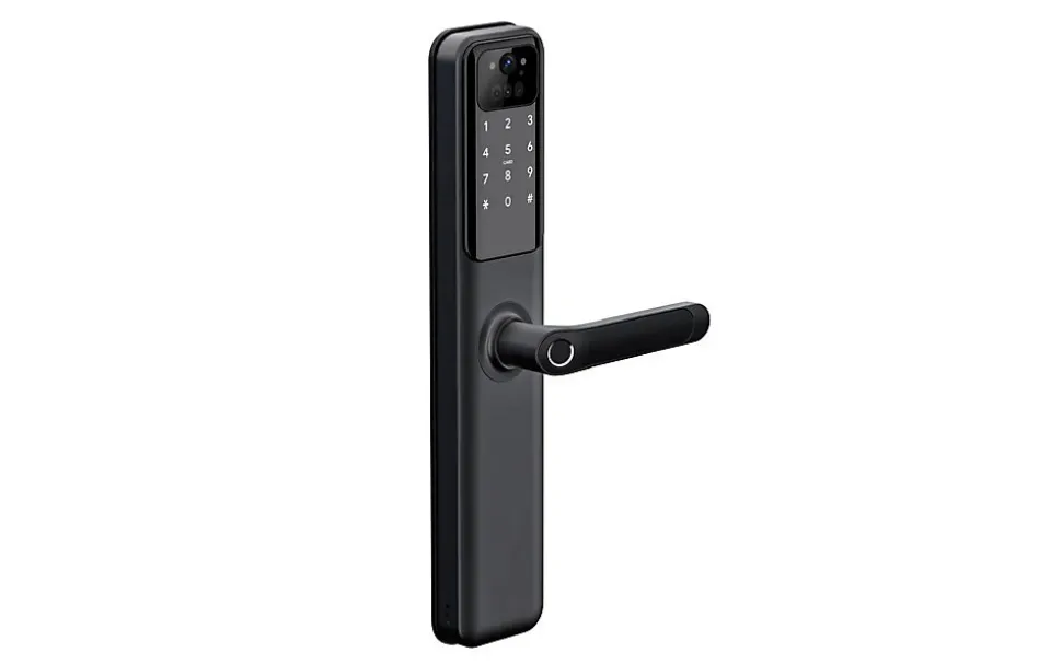 Serrure Connectée Wi-Fi avec Reconnaissance Faciale 3D, Caméra Full HD et Contrôle à Distance