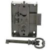 Serrure Gauche Acier poli AXE 35 Diall