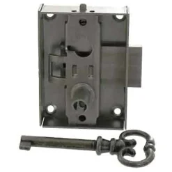 Serrure Gauche Acier poli AXE 35 Diall