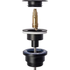 Siphon De Lavabo Universel Clic-Clac Rea Black
