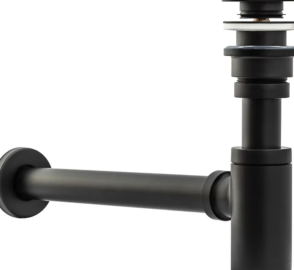 Siphon De Lavabo Universel Clic-Clac Rea Black