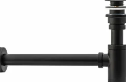 Siphon De Lavabo Universel Clic-Clac Rea Black