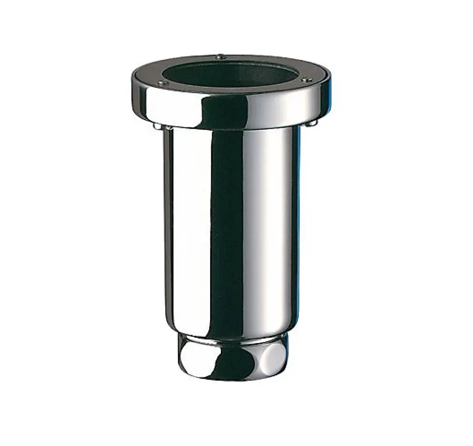 Siphon d'urinoir - Modèle : Laiton chromé - Hauteur : 114mm