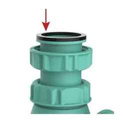 Siphon en filet de pêche recyclé à 92 % Valentin réglable de 48 à 103 mm