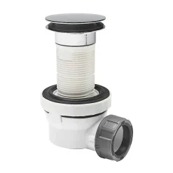 Siphon 32mm XS Pure 100mm et bonde quick-clac Wirquin