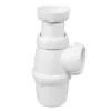 Siphon réglable évier 1 bac blanc 40mm Wirquin