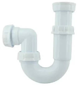 Siphon tube articulé pour évier - Diamètre 40 mm - Réglable et Orientable