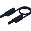 SKS Hirschmann MLS WS 50/1 sw Cordon de mesure de sécurité Banane 4 mm 0.50 m noir