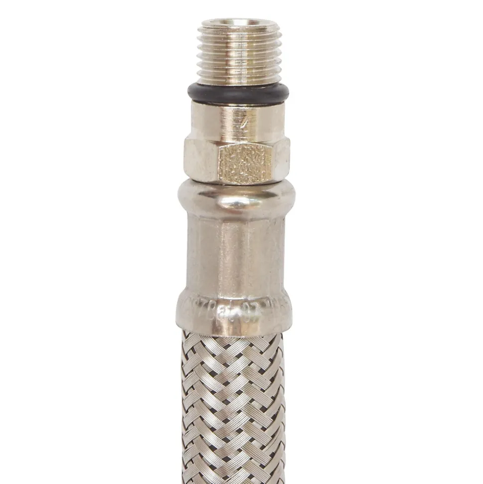 Somatherm For You - Flexible sanitaire Prolongateur court M 10/100 Ecrou tournant 1/2 L:300mm DN8