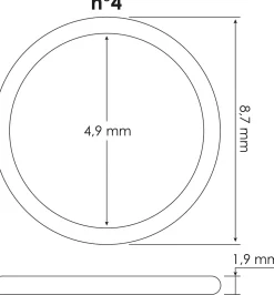 Somatherm For You - Lot de 10 joints fibre extérieur de 26/150 (environ 20/27)