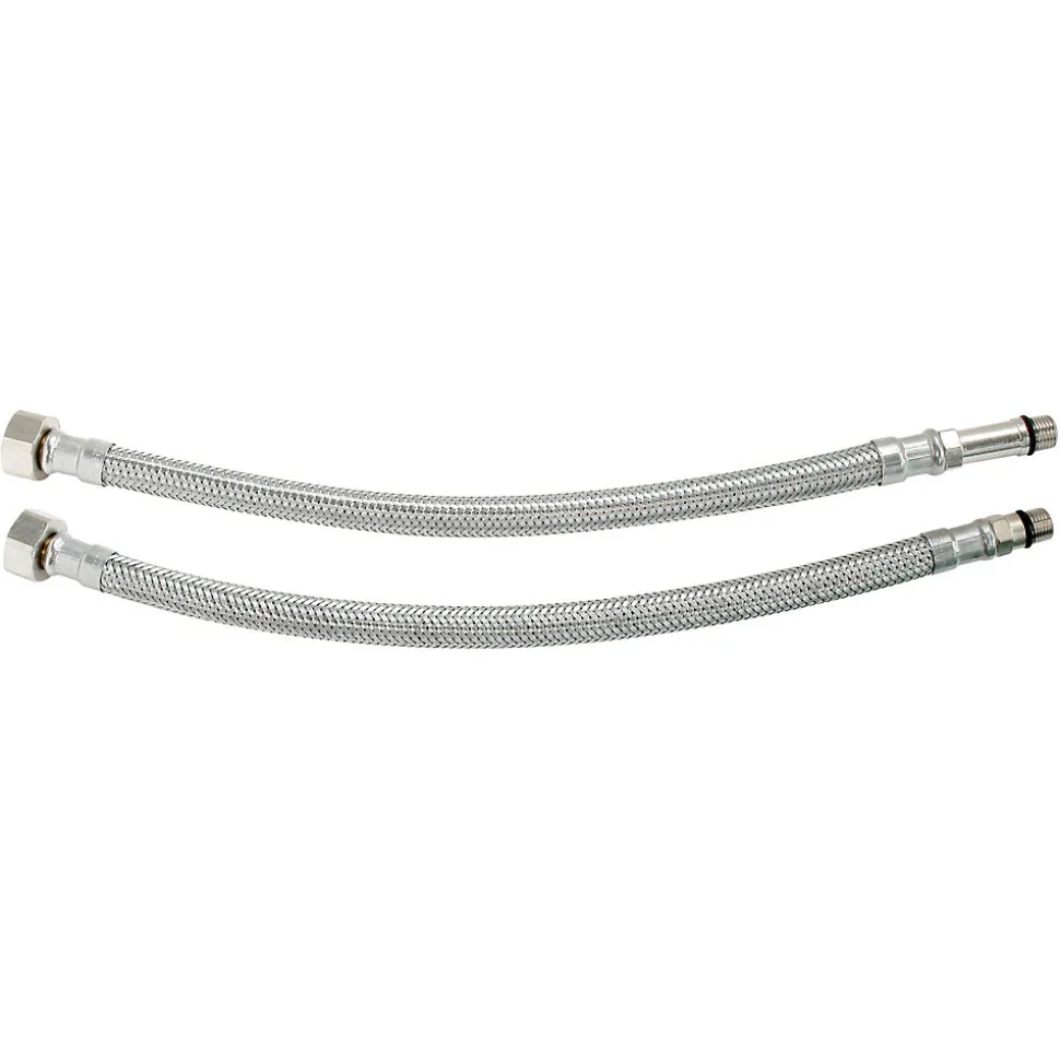 Somatherm For You - Lot 2 flexibles sanitaires 300 mm DN8 F 3/8 - M 10/100 dont 1 avec prolongateur
