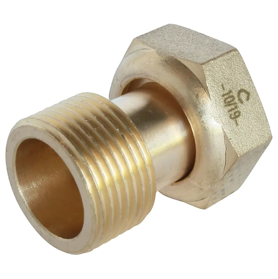 Somatherm For You - Raccord 2 pièces pour compteur - Ecrou 20/27 / Mâle 20/27