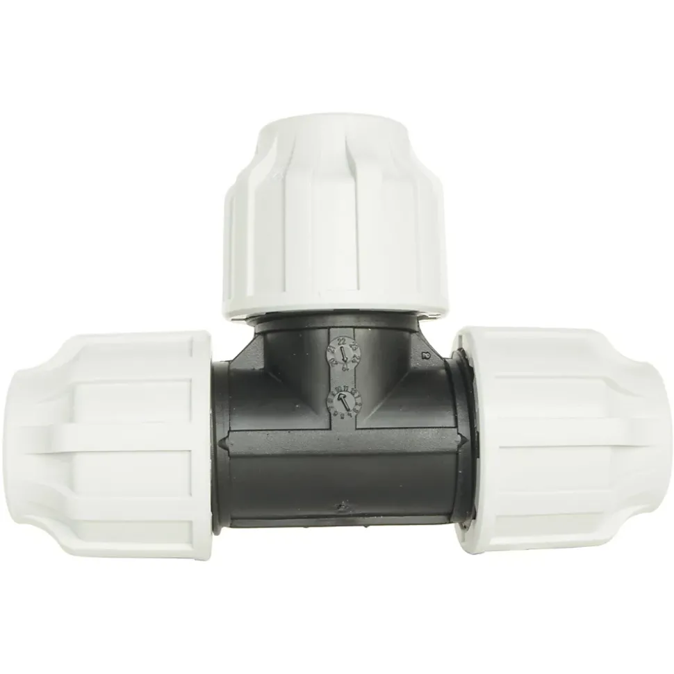 Somatherm For You - Raccord plastique Té égal pour tube PE diam 40 mm