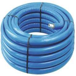 Somatherm For You - Tube multicouche D20 isolé bleu en couronne 50m - Isolant 8mm