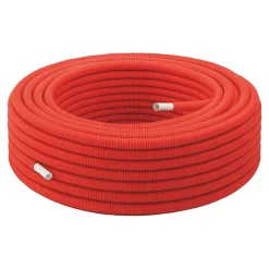 Somatherm For You - Tube multicouche gainé rouge D20 en couronne de 50 mètres