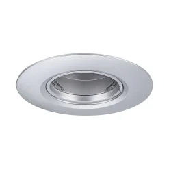 Spot encastré Kit de 3 fixe rond 90mm GU10 max. 3x10W 230V gradable Chrome mat