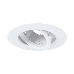 Spot encastré Kit de 10 orientable rond 90mm 30 GU10 max. 10x10W 230V gradable Blanc