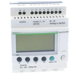 Sr2b121bd Schneider - Automate Zelio Logic - Relais Intelligent 12 E/s 24vcc - Horloge + Afficheur