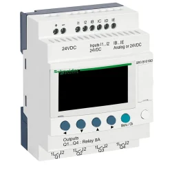 Sr3b101bd Schneider - Automate Zelio Logic - Relais Intelligent 10 E/s Extensibles - 24vcc - Horloge + Afficheur