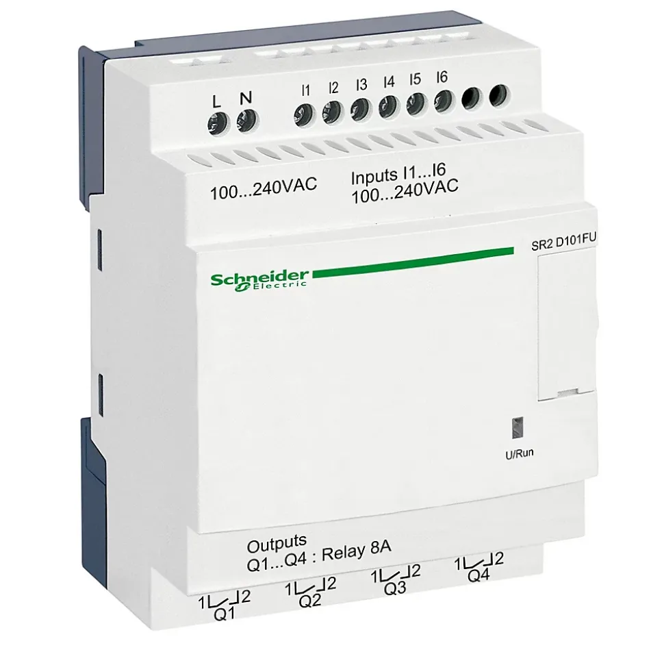Sr2d101fu Schneider - Automate Zelio Logic - Relais Intelligent 10 E/s 100 à 240vca - Sans Horloge Sans Afficheur