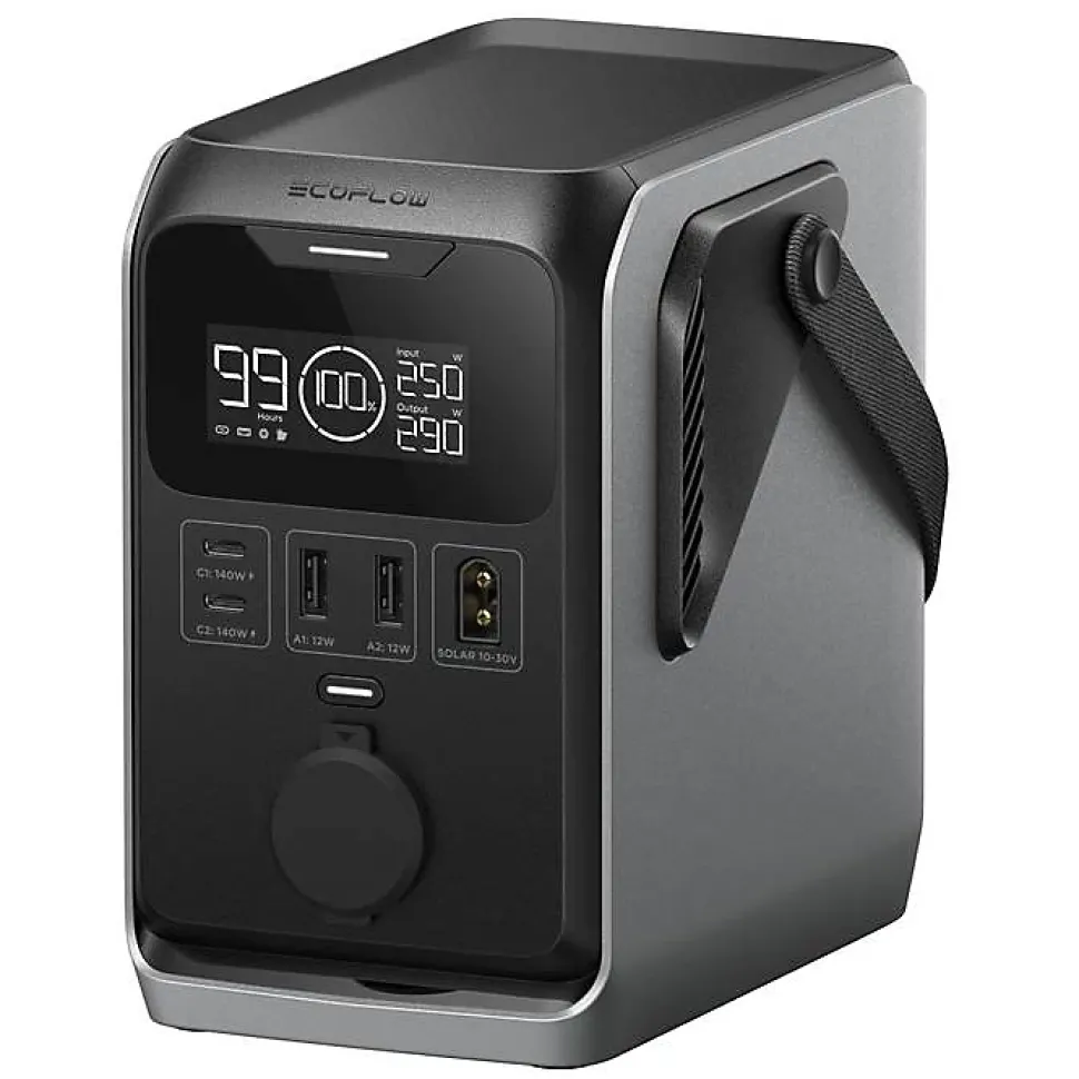 Station électrique ultra portable ECOFLOW Trail 300 DC 288Wh avec poignée