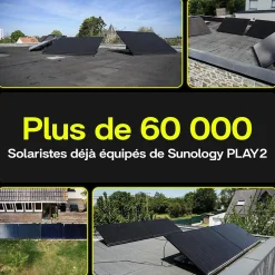 Sunology PLAY2, Panneau solaire complet 460W bifacial, Station solaire livrée assemblée, Installation sol ou mur