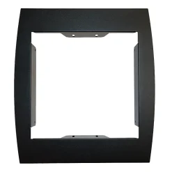 Support grillage rigide & palissade Noir mat sablé RAL 9005MS