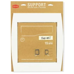 Support grillage rigide & palissade Blanc crème mat sablé RAL 9010MS