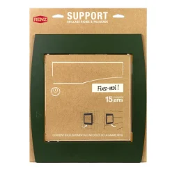 Support grillage rigide & palissade Vert mat sablé RAL 6005MS