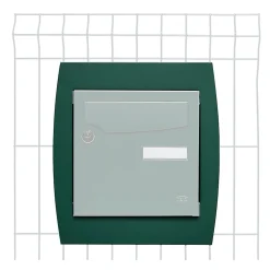 Support grillage rigide & palissade Vert mat sablé RAL 6005MS