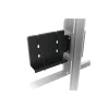 Support porte périphérique dos écran Erard pour pied TV KANA Noir